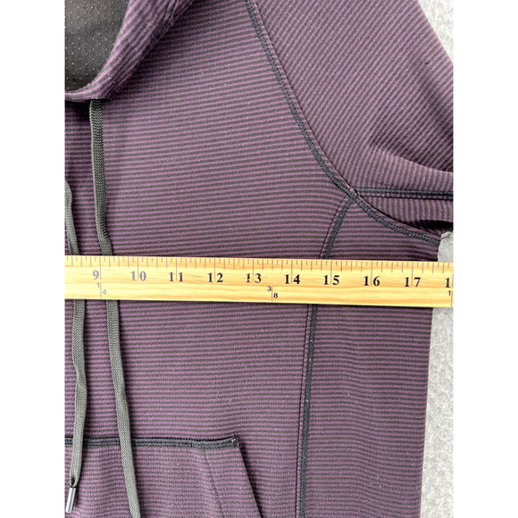 ATHLETA Hoodie Sweatshirt Womens XXS Purple Pullover Thumbholes Comfy - Picture 4 of 12